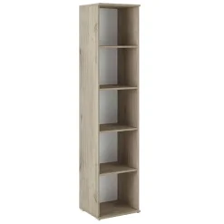 Garnero Arredamenti Libreria ufficio 40x176h cm a colonna con ripiani rovere Time I Clearance