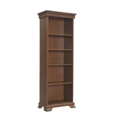 Garnero Arredamenti Libreria 68x193h cm 5 ripiani arte povera quercia Kelly Noce