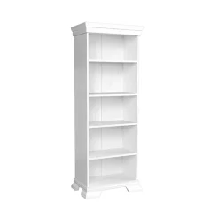 Garnero Arredamenti Libreria 68x193h cm 5 ripiani shabby Kelly Bianco Frassinato Clearance