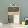 Garnero Arredamenti Libreria 80x120h cm con cassetto cameretta rovere antracite Chiaretto Online