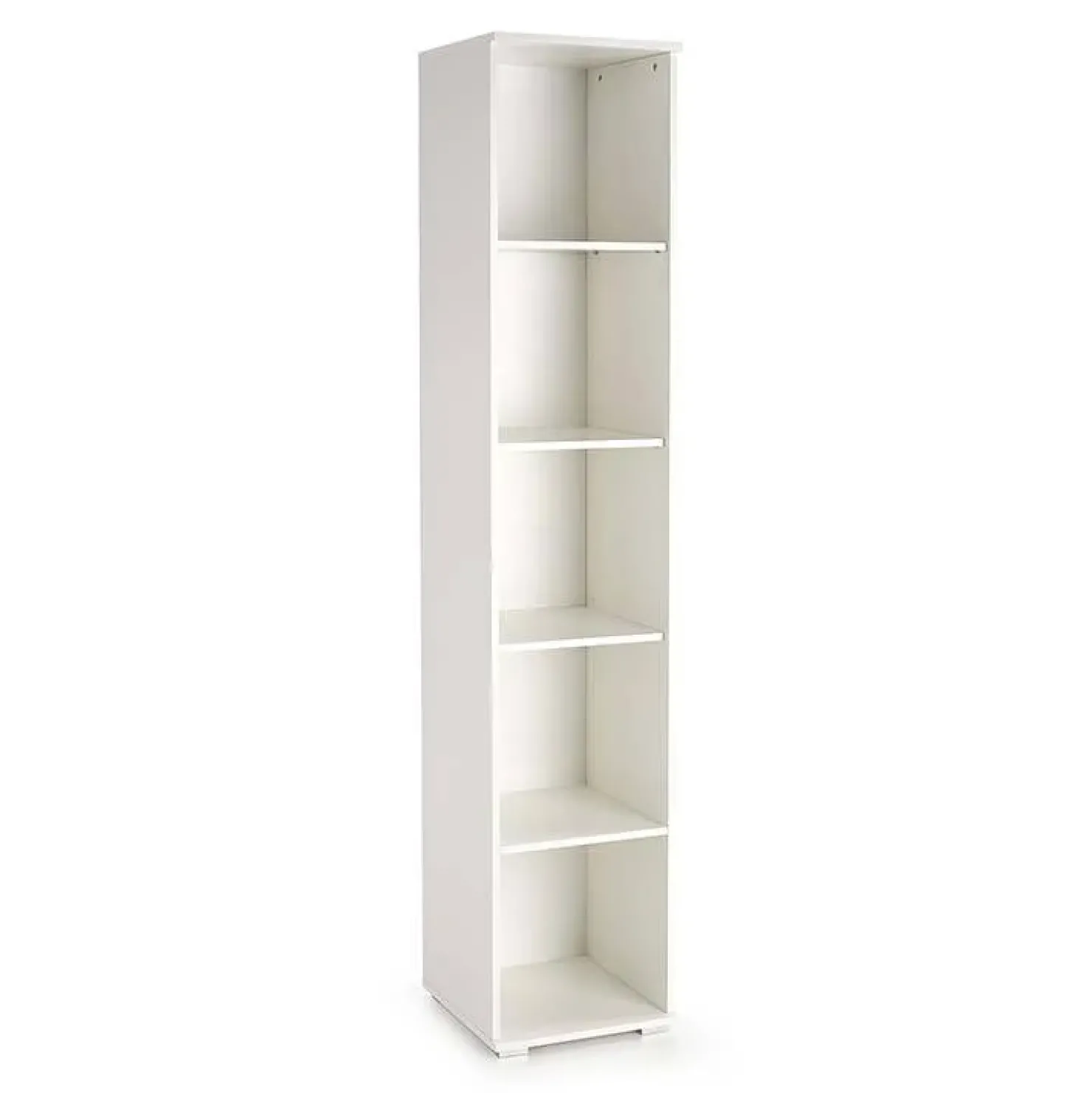 Garnero Arredamenti Libreria 40x200h cm con ripiani moderna bianco opaco Viki