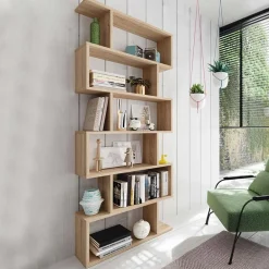 Garnero Arredamenti Libreria 80x192h cm design moderno chiaro Zaira Rovere Online