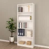 Garnero Arredamenti Libreria 80x201h cm moderna soggiorno bianco opaco Allan Hot