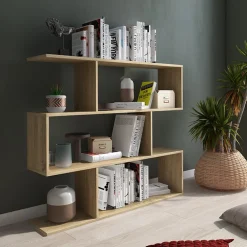 Garnero Arredamenti Libreria 110x96h cm moderna soggiorno design Janna Rovere Best