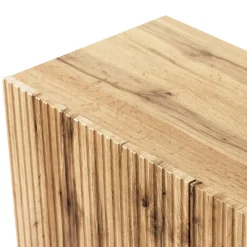 Garnero Arredamenti Madia con camino 181x83h cm moderno cannettato Essence Quercia Discount