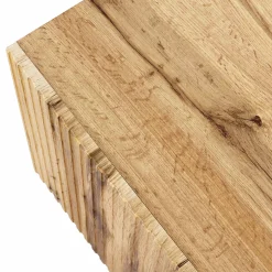 Garnero Arredamenti Madia con camino 181x83h cm moderno cannettato Essence Quercia Discount