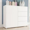 Garnero Arredamenti Madia 100x93h cm 1 anta 4 cassetti moderna bianco Eindhoven Clearance