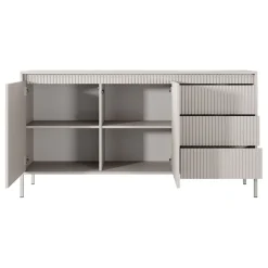 Garnero Arredamenti Madia 154x82h cm 2 ante 3 cassetti cannettato Ciar Beige Outlet