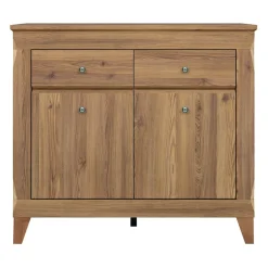 Garnero Arredamenti Madia 110x98h cm 2 ante 2 cassetti rovere scuro Lucca Best