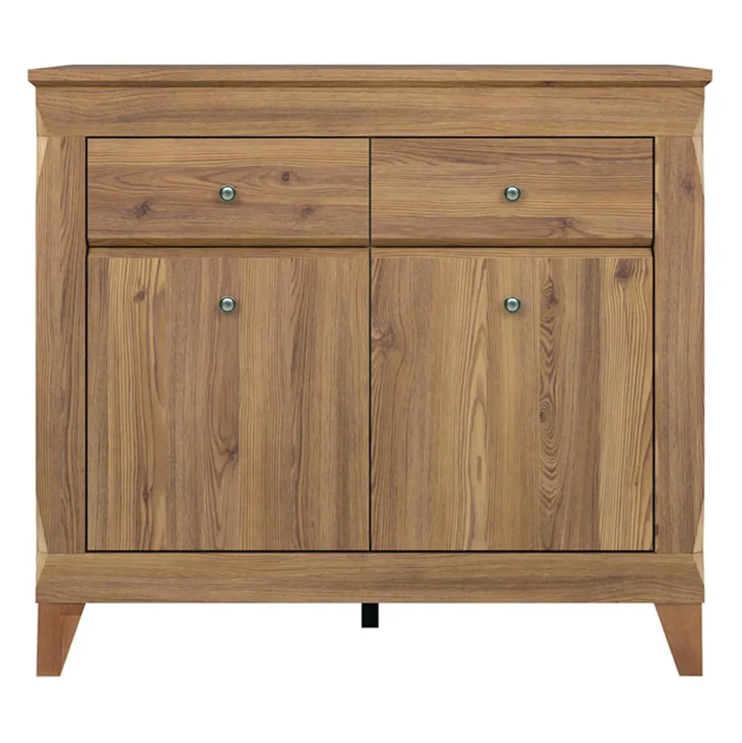 Garnero Arredamenti Madia 110x98h cm 2 ante 2 cassetti rovere scuro Lucca Best