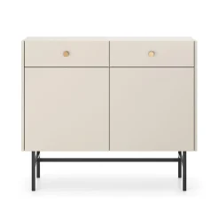 Garnero Arredamenti Madia 105x90h cm 2 ante 2 cassetti moderna Eterna Beige Online