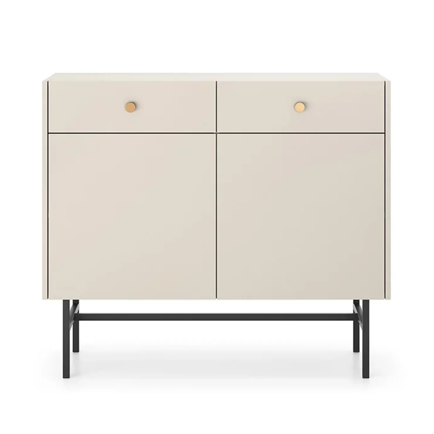 Garnero Arredamenti Madia 105x90h cm 2 ante 2 cassetti moderna Eterna Beige Online