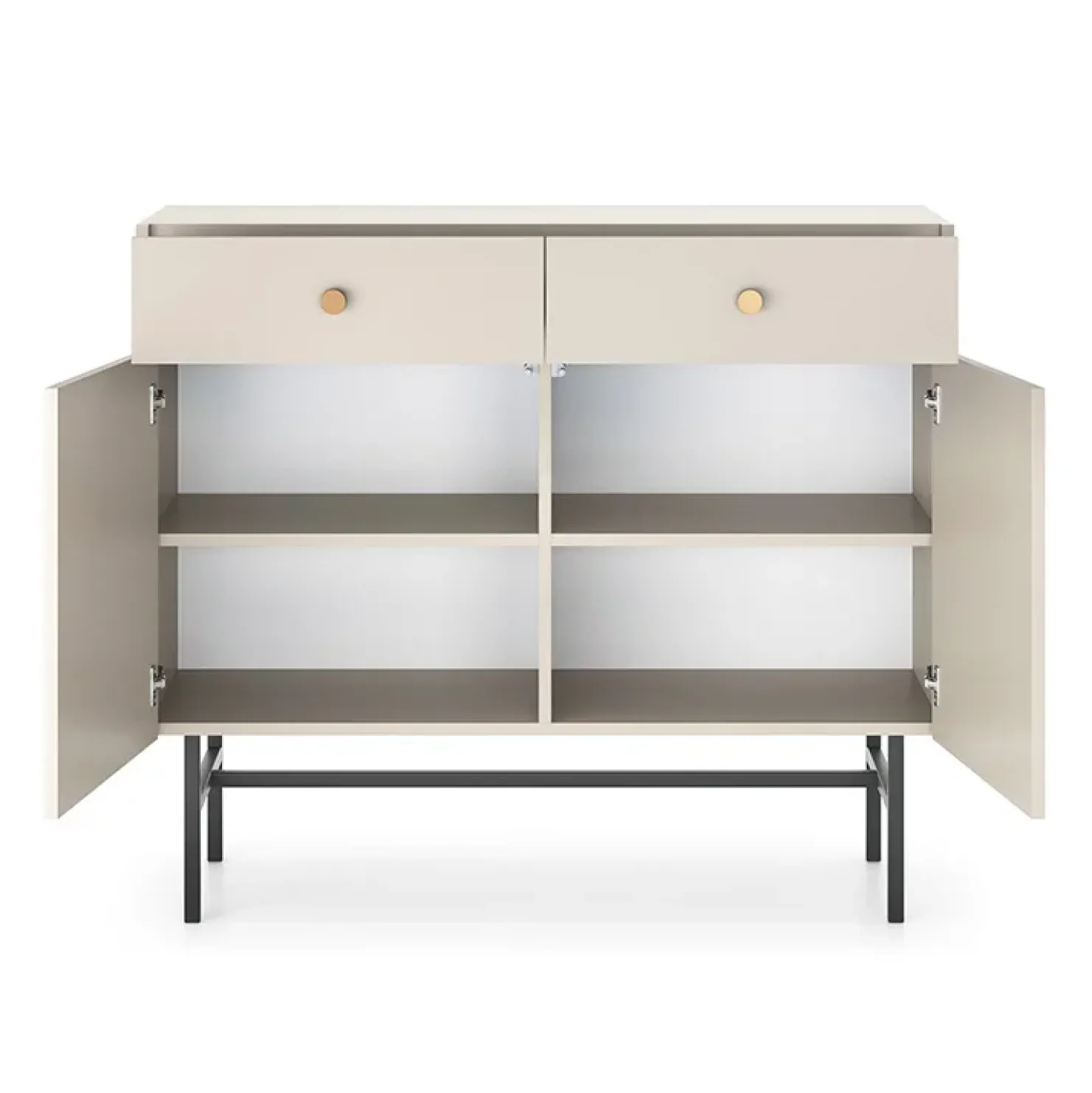 Garnero Arredamenti Madia 105x90h cm 2 ante 2 cassetti moderna Eterna Beige Online