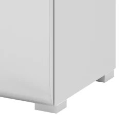 Garnero Arredamenti Madia 147x132h cm 3 ante 1 cassetto soggiorno bianco lucido rovere Tahiti Clearance