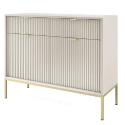 Garnero Arredamenti Madia 104x83h cm 2 ante 2 cassetti moderna design Alisa Beige Hot