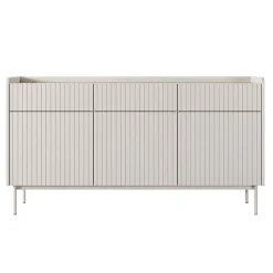 Garnero Arredamenti Madia 153x82h cm 3 ante 3 cassetti beige cannettato rovere Fioca Online