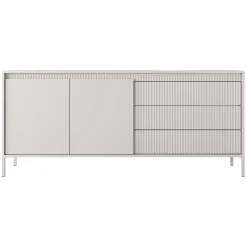 Garnero Arredamenti Madia 187x82h cm 2 ante 3 cassetti   cannettato Ciar Beige Clearance