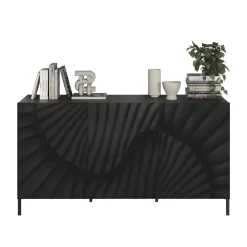 Garnero Arredamenti Madia 181x95h cm 3 ante antracite frontali serigrafati Seira Hot