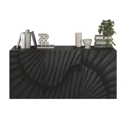 Garnero Arredamenti Madia 181x95h cm 3 ante antracite frontali serigrafati Seira Hot