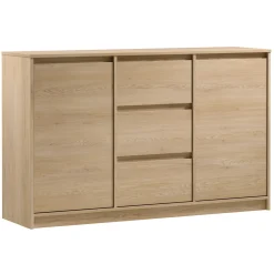 Garnero Arredamenti Madia 138x87h cm 2 ante moderna rovere Funny Hot