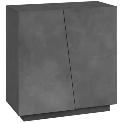Garnero Arredamenti Madia 80x86h cm 2 ante moderna Candia Gihome® Ossido Hot