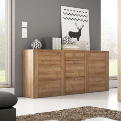 Garnero Arredamenti Madia 176x85h cm 2 ante moderna Paloma 2 Rovere