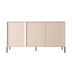 Garnero Arredamenti Madia 153x82h cm 3 ante moderna beige Melly Sale