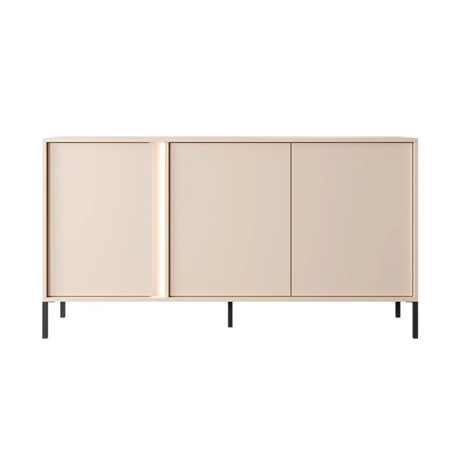 Garnero Arredamenti Madia 153x82h cm 3 ante moderna beige Melly Sale