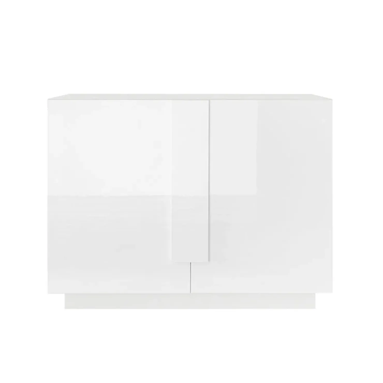 Garnero Arredamenti Madia 120x90h cm 2 ante moderna bianco laccato lucido Alvarez Bianco Lucido Sale