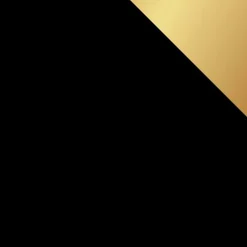 Garnero Arredamenti Madia 154x72h cm 3 ante moderna nero oro Golden Discount