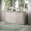 Garnero Arredamenti Madia 164x88h cm 3 ante rovere bianco frassinato Armonia Hot