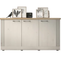 Garnero Arredamenti Madia 164x88h cm 3 ante rovere bianco frassinato Armonia Hot