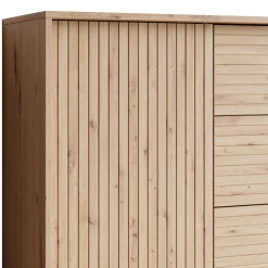 Garnero Arredamenti Madia 180x84h cm 2 ante rustica design cannettato rovere Branch Outlet