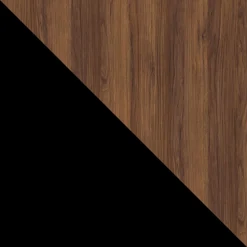 Garnero Arredamenti Madia 200x81h cm 4 ante soggiorno noce nero Wild Noce - Nero opaco New