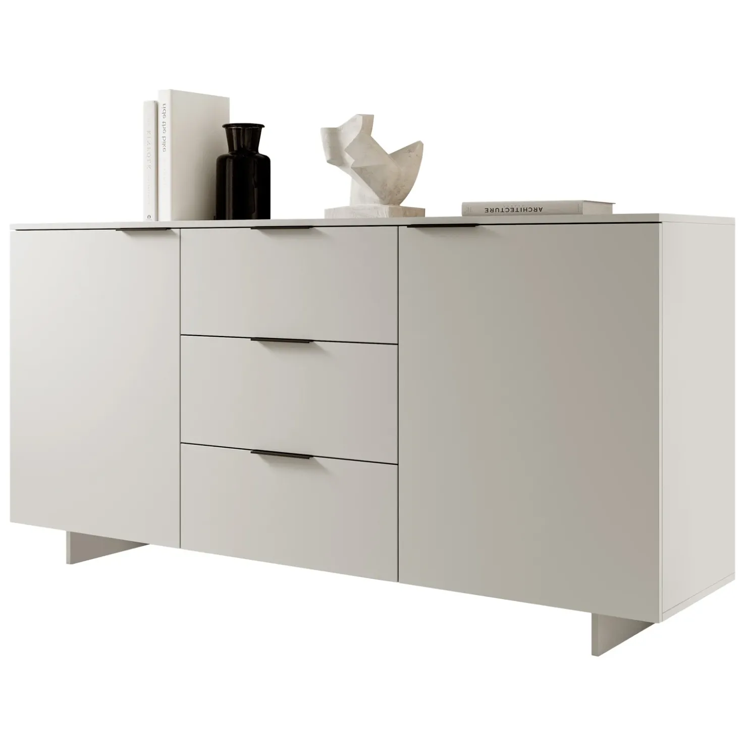 Garnero Arredamenti Madia 180x90h cm 2 ante soggiorno grigio Stone Hot