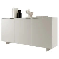 Garnero Arredamenti Madia 180x90h cm 3 ante soggiorno grigio Stone Discount