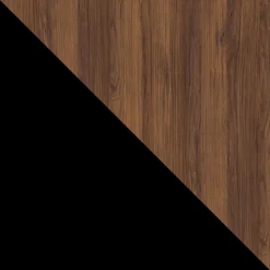 Garnero Arredamenti Madia 120x81h cm 3 cassetti moderna noce nero Wild Noce - Nero opaco New