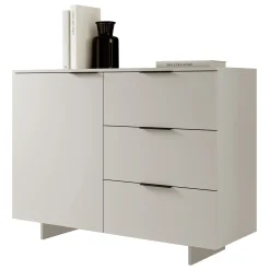 Garnero Arredamenti Madia 120x90h cm 3 cassetti soggiorno grigio Stone Sale