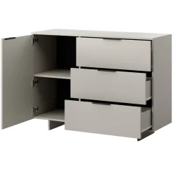 Garnero Arredamenti Madia 120x90h cm 3 cassetti soggiorno grigio Stone Sale