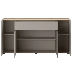 Garnero Arredamenti Madia 170x85h cm moderna design grafite rovere Gib Grafite - Rovere Rustico Clearance