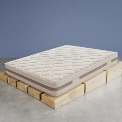 Garnero Arredamenti Materasso alla francese anallergico 140x200cm schiumato ad acqua Ambra