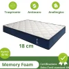 Garnero Arredamenti Materasso matrimoniale 180x200cm memory lato estivo e invernale H. 18cm Basic Dream 50 Discount
