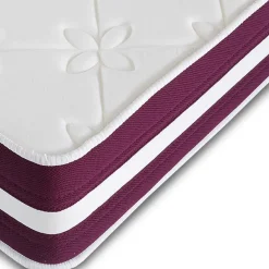 Garnero Arredamenti Materasso singolo 80x190cm doppio strato memory antiacaro H. 24cm Superior Memory