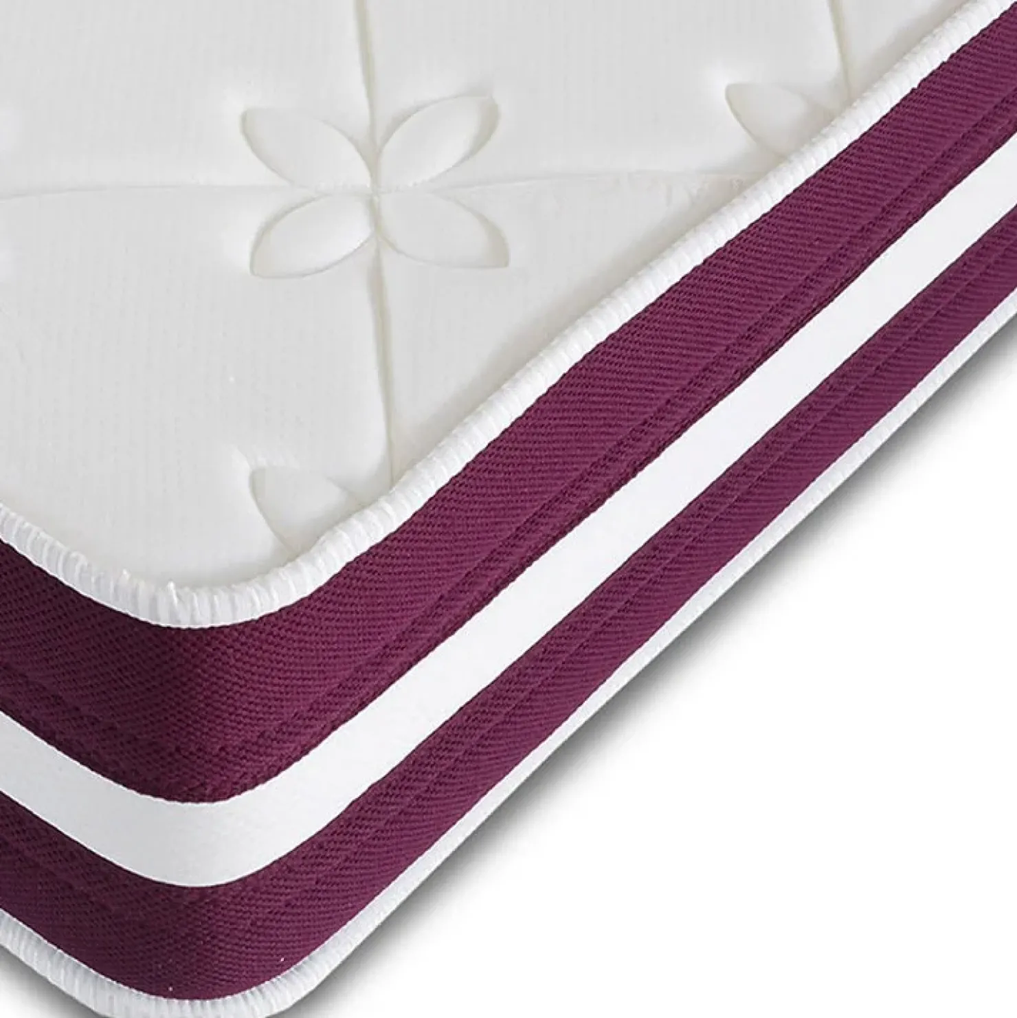 Garnero Arredamenti Materasso singolo 90x190cm doppio strato memory antiacaro H. 24cm Superior Memory Best