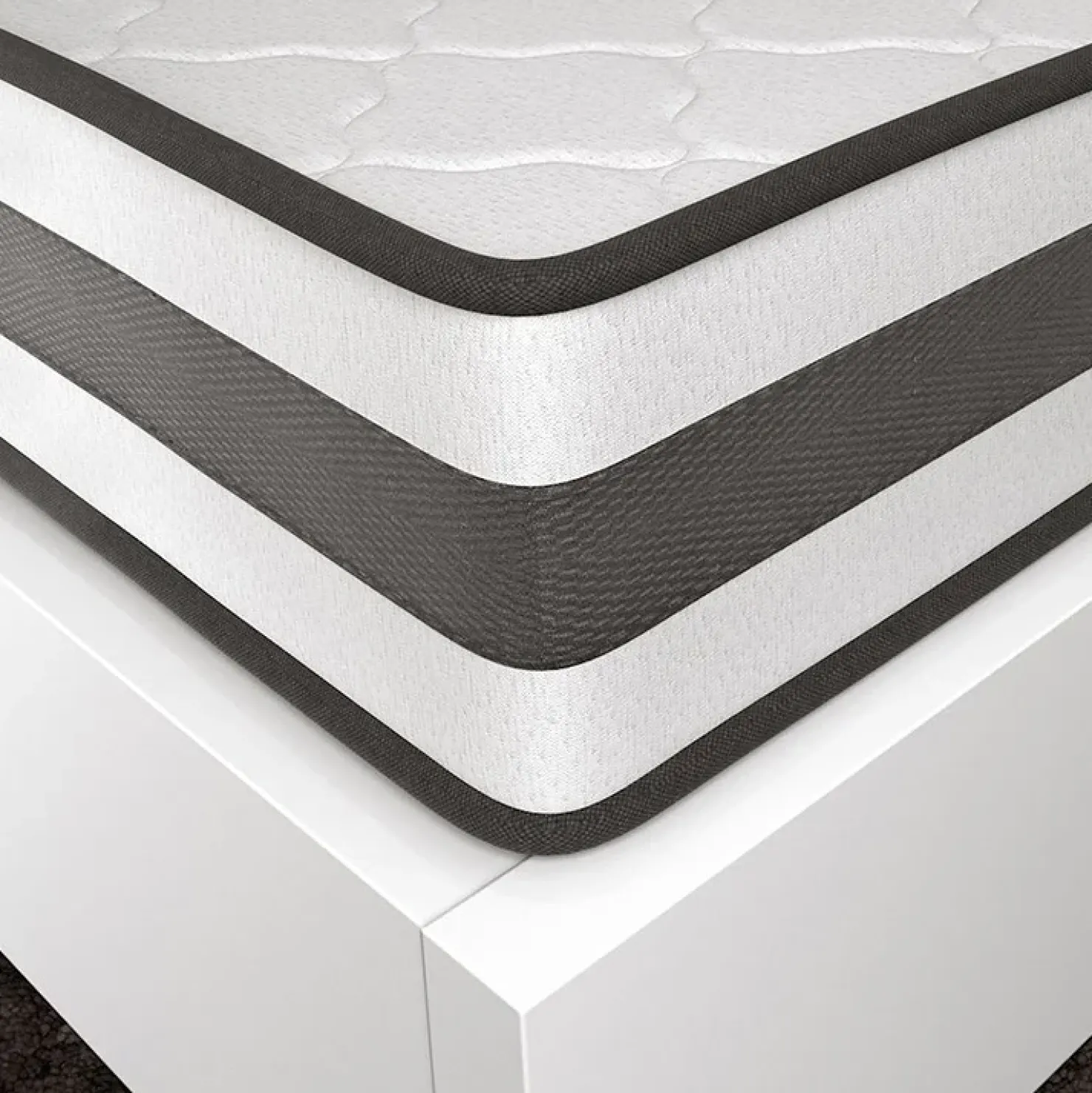 Garnero Arredamenti Materasso singolo 90x200cm memory antiacaro H. 22cm Memory Deluxe Outlet