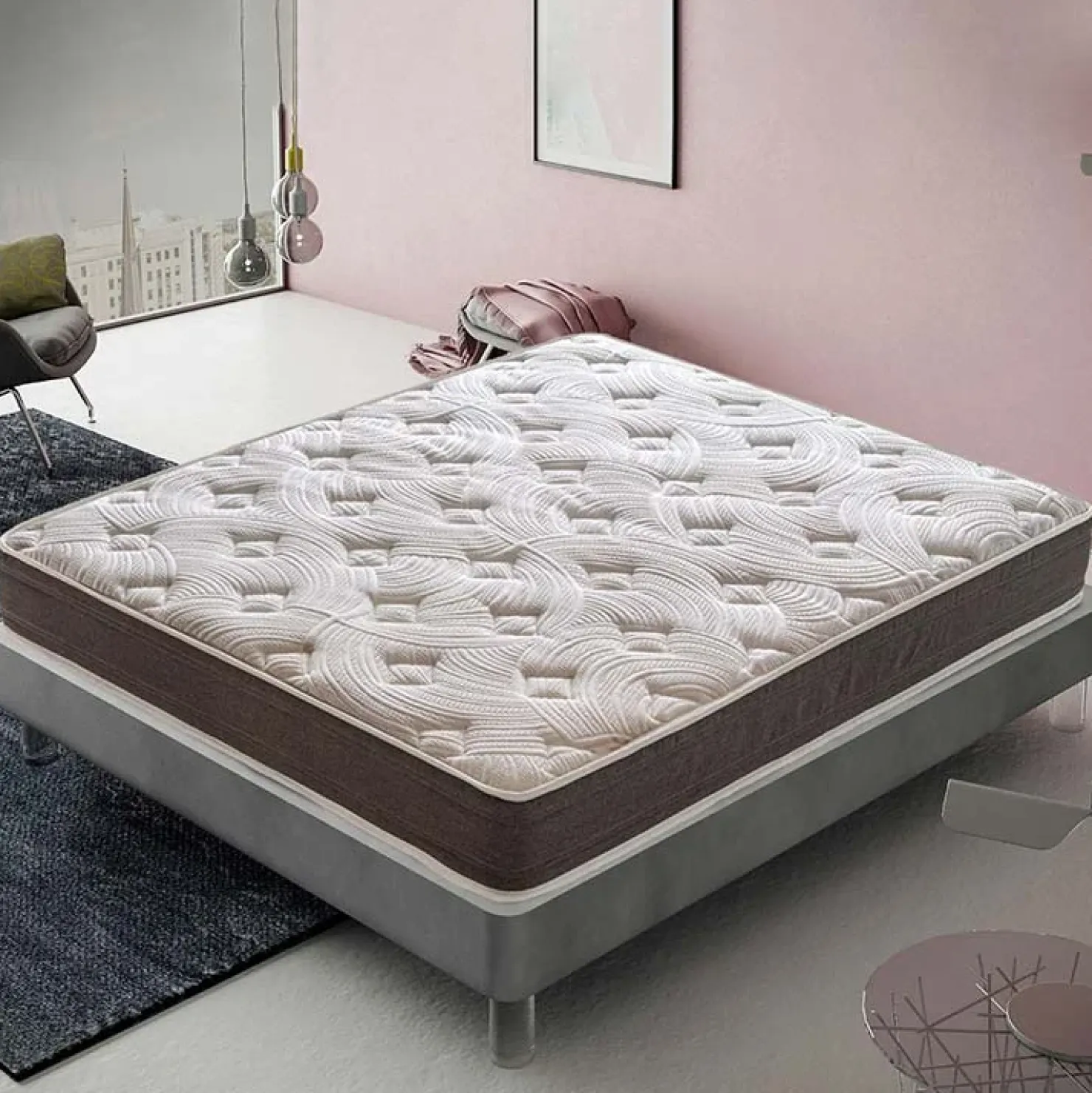 Garnero Arredamenti Materasso 180x200cm per letto matrimoniale schiumato ad acqua Dream Sale