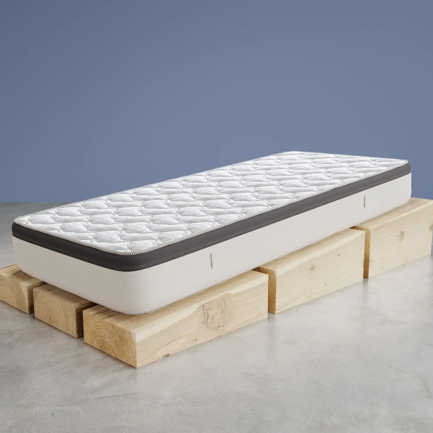 Garnero Arredamenti Materasso 120x190cm una piazza e mezza memory con molle Premium Discount