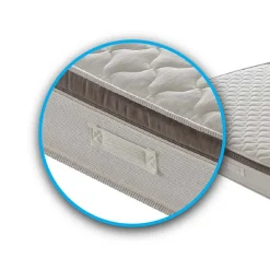 Garnero Arredamenti Materasso 120x190cm una piazza e mezza memory con molle Dolce Sonno Hot