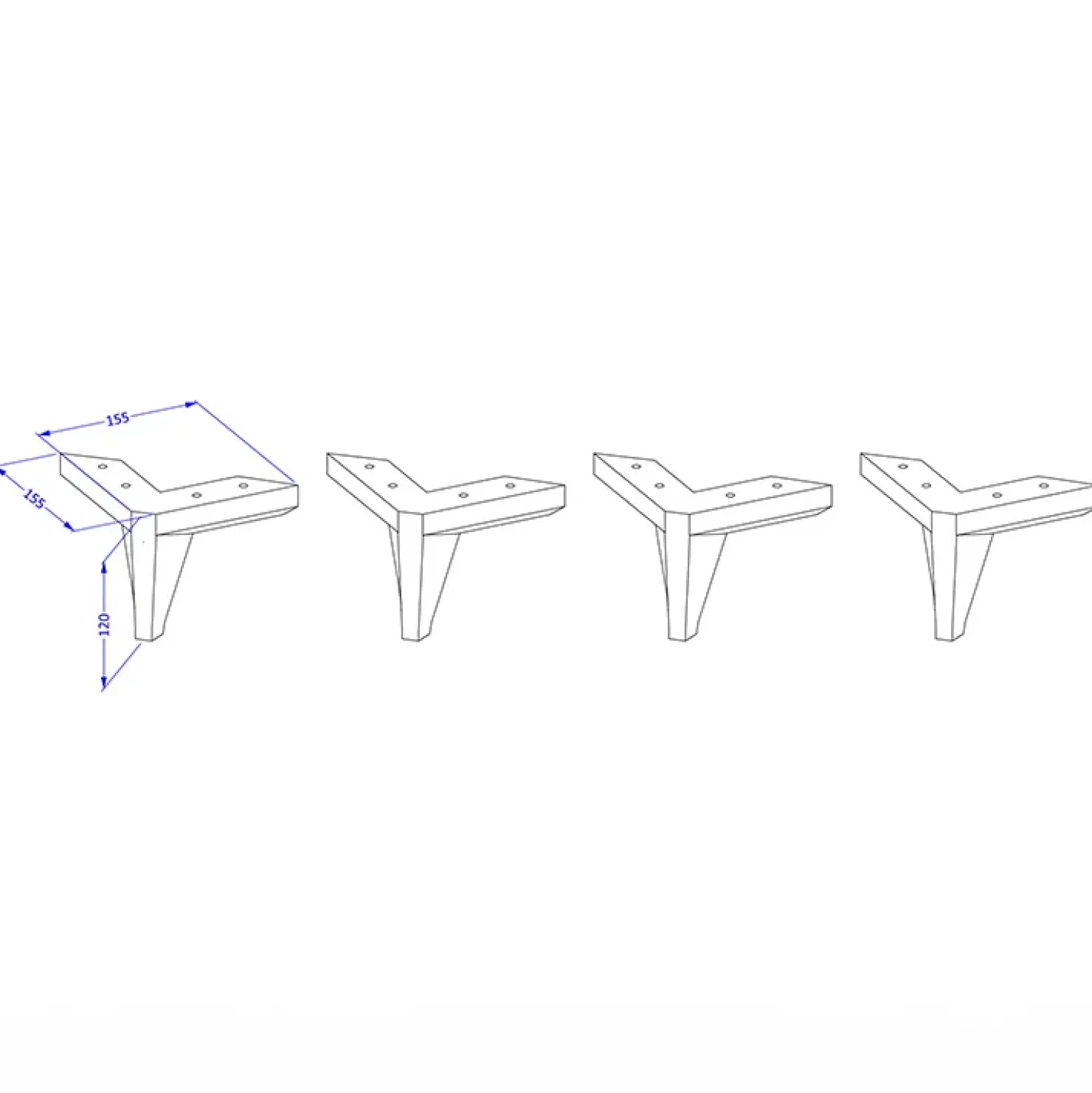 Garnero Arredamenti Mobile bagno a terra 61cm 2 cassetti nero frontali decorati Konny Nero Lucido - Nero opaco Sale