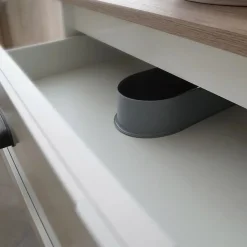 Garnero Arredamenti Mobile bagno a terra 82cm con lavabo 2 ante bianco rovere Ilias Best